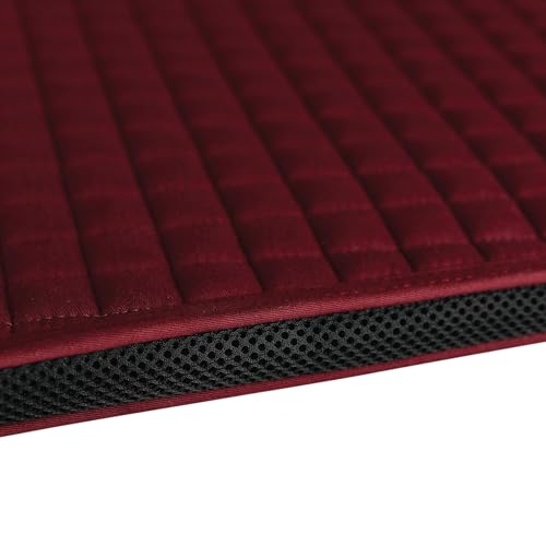 WeatherBeeta Prime Air-Tec Jump Shaped Saddle Pad - color: Burgundy, size: Large