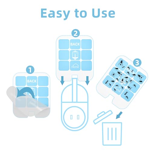 20 Pack Trap Refill Compatible with Saferr Home Fly Trap Refill,Applicable to SH502、SH503、23005-06 and DT3005W、DT3005W-DS3,Indoor Fly Trap Plug-in Insect Trap Replacement (20)
