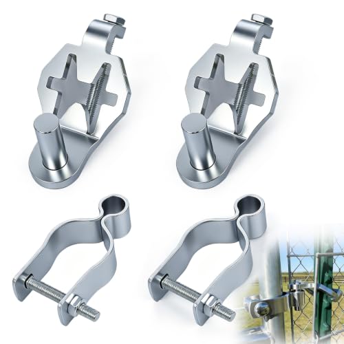 2PCS T Post Hinge Pins with 1-5/8″ Female Hinges for Farm Fences