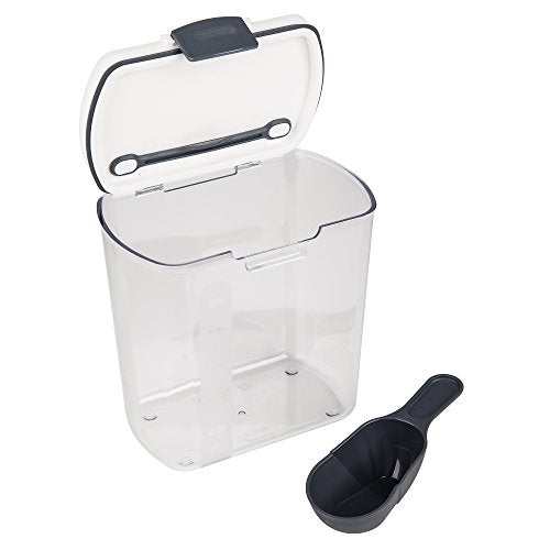 ProKeeper 2.5-Quart Grain Storage Container with Hinged Lid, Clear – BPA-Free, Airtight Seal, 5.5 x 7.65 x 7.25" - size: 1 Piece
