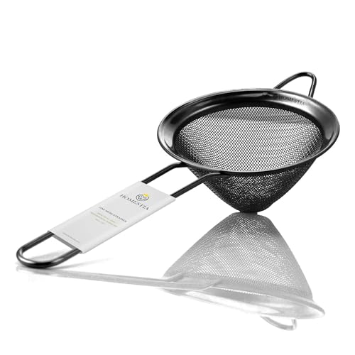 Homestia Stainless Steel Fine Mesh Strainer, Sieve Sifter For Tea, Black - color: Black, size: 1PC