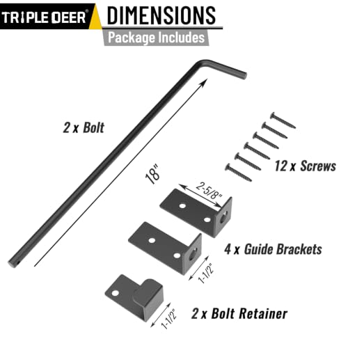 18" Heavy Duty Cane Bolt Gate Drop Rod Extra Thick Ground Latch 2 Pack - color: 18 Inch