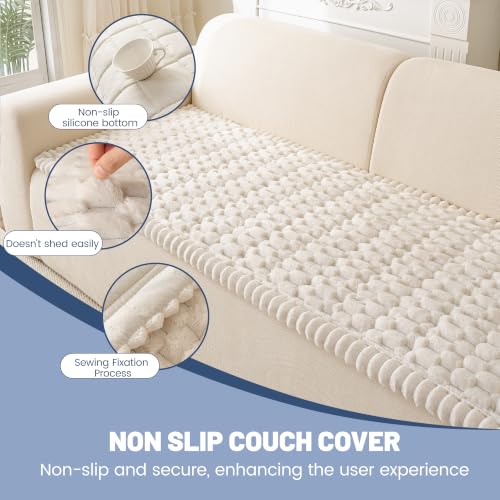 Waterproof Couch Cover for Dogs Washable (Beige, 27.6" x 70.8") - color: Waterproof Beige, size: 27.6"x70.8"