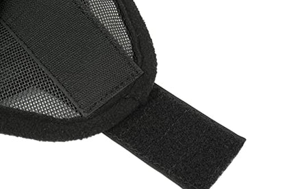 ECP Equine Comfort Products Horse Fly Mask with Ears, UV Protection, Bug Shield, Adjustable Strap, Breathable Micro Mesh, Reinforced Eye Darts, Lightweight Fit, Black - color: Black