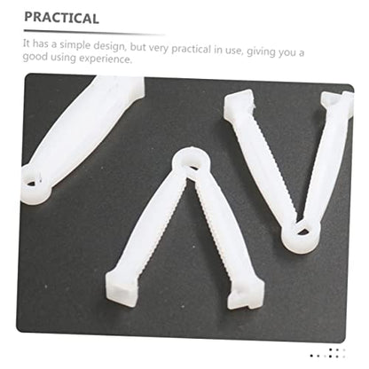 POPETPOP Umbilical Cord Clips Set Umbilical Nursing Clamps for Piglets Livestock Breeding Tools Whelping Kit with Scissors Non-Slip Serrated Clamp for Newborn Piglets 5.90 X 2.75 X 0.39 in