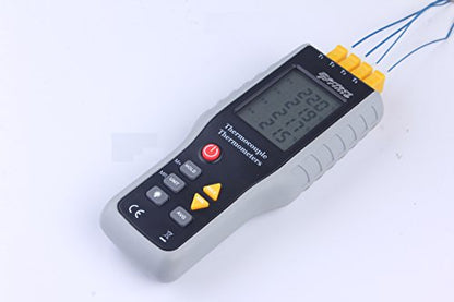 PerfectPrime TC41, 4-Channel K-Type Digital Thermometer Thermocouple Sensor -200~1372°C/2501°F - style: 4 CH Basic