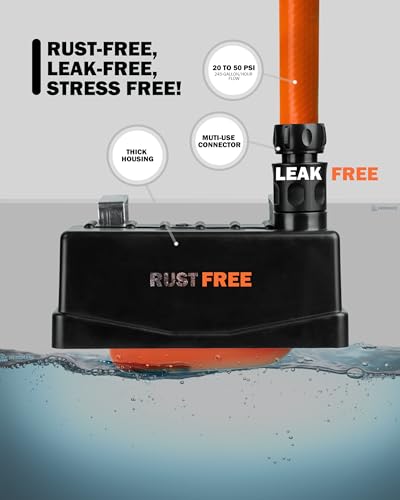 Stock Tank Float Valve – Livestock Water Tank Float – Water Trough Float Valve for Cattle, Goat, Chicken & Horse Water Trough Float | Pond, Fountain, Pool – 3/4" Connector Included