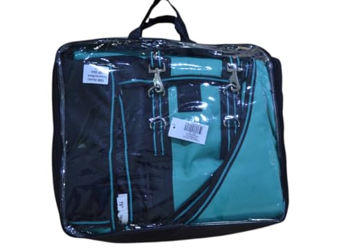 1200D Waterproof Medium Weight Poly (250g Fill) Horse Winter Turnout Blanket with Standard Neck AT010002TQ-63 - color: TURQUOISE, size: 63"