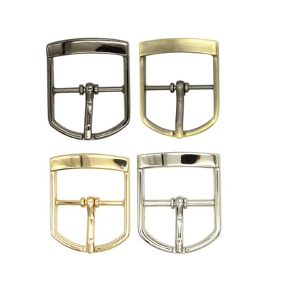 16 Pieces Metal Belts Buckles Pin Buckle Single Prong Buckle for Leather Hardware (2.5cm)