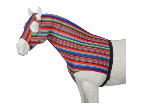 Serape Print Lycra Mane Stay Hood 100% Spandex - size: M