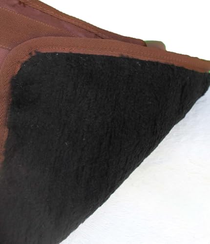Horse Western Bareback Saddle Pad Trail w/ Pockets Girth Stirrups 39205 - color: Brown