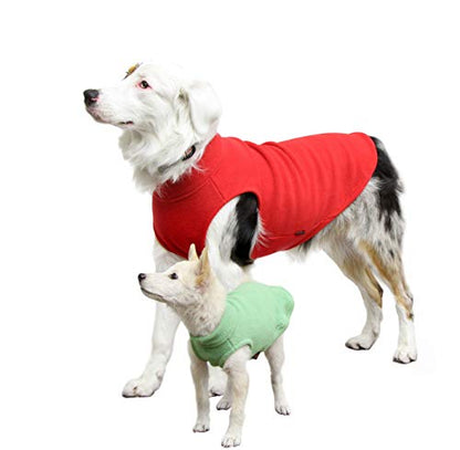 Gooby Stretch Fleece Vest Dog Sweater, Indigo Blue, X-Small - color: Indigo Blue, size: X-Small Length (7")