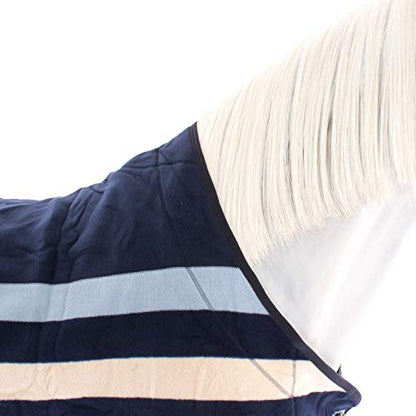 HORSEWARE Ireland Rambo Deluxe Fleece Blanket, Color: Witney Navy, Size: 78 (ACAF9D-VRKB-78) - size: 78