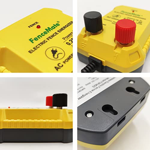 FenceMate AC Powered Electric Fence Charger Output 0.25J up to 5 Miles