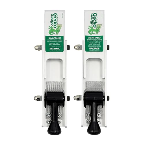 PacTool Gecko Gauge Aluminum - Hardie Board Siding Gauge for Installation - size: 5/16” Thickness for Hardie Siding, style: ALUMINUM