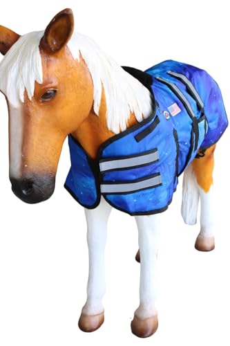 1680D Miniature Foal Pony Donkey Weanling Winter Blanket 519TS12-M - color: Night Sky, size: 36-42 Inches (Medium)