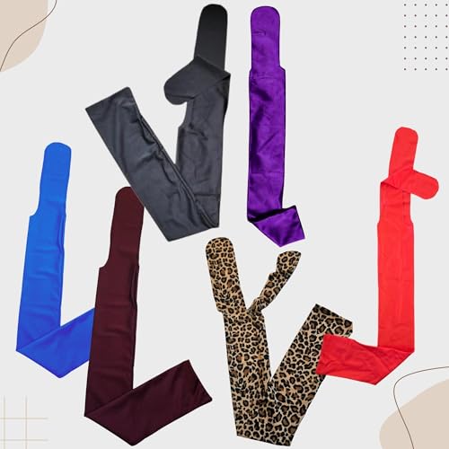 Ranch Hand Premium Lycra Tail Bag – Horse Tail Bag Made from Durable Stretchable Lycra – Gentle on Hair and Free from Damage – Horse Tail Protection Bag for Grooming – 24 Inches - Purple - color: Purple
