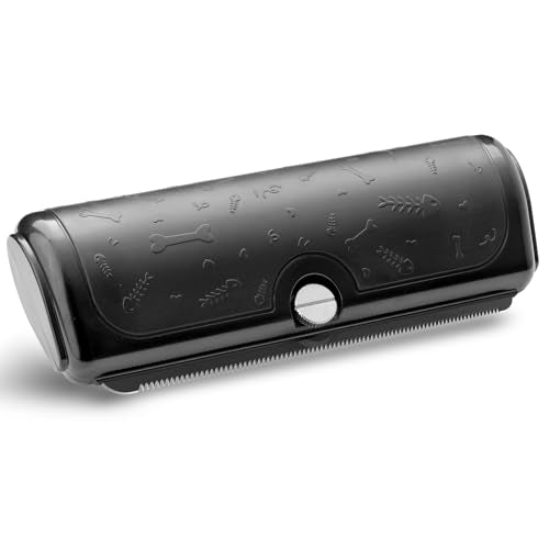 Deshedding Dog Brush for Shedding, Black - color: Black