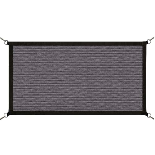Solid Nylon Stall Guard 21 inch x 39 inch, Dark Grey