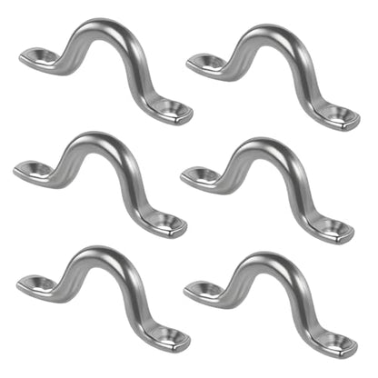 6-Pcs Replace Trailer Tie Loops, 2.82" Lx0.81 Inner Hx0.39 T