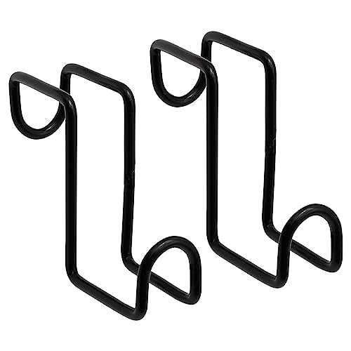 4 Inch Tack Hook Over Rail Bridle Hooks Heavy Duty Horse Water Bucke (2PCS) - size: 2 Pieces