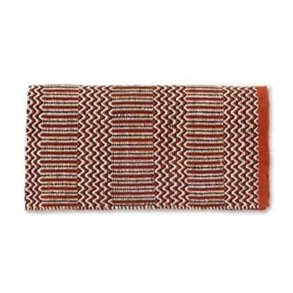 Mayatex Ramrod Doubleweave Saddle Blanket - color: Rust/Black, size: 32 x 64-Inch