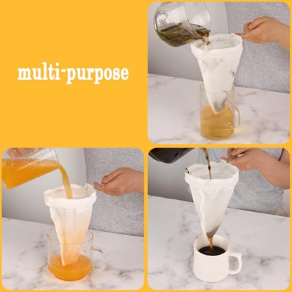 WMKGG Ultra Fine Mesh Strainer Bags, Reusable Mesh Filter Bags - size: Mini Size