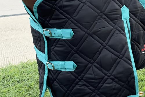 HILASON Quilted Western Horse Stable Blanket - Water Resistant - size: 72 In
