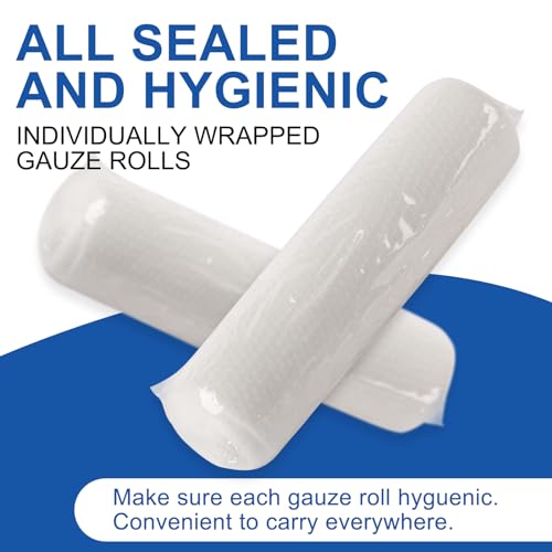 Navona 110 Pack Gauze Rolls, 4 in x 4.1 Yards - color: Pack of 110