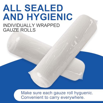Navona 110 Pack Gauze Rolls, 4 in x 4.1 Yards - color: Pack of 110