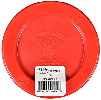 Little Giant® Quail Waterer Base - 1 Quart Screw On Base with Narrow Channel - Designed for Quail and Baby Poultry Chicks - Made in USA (Red, Pack of 3) - size: Pack of 3