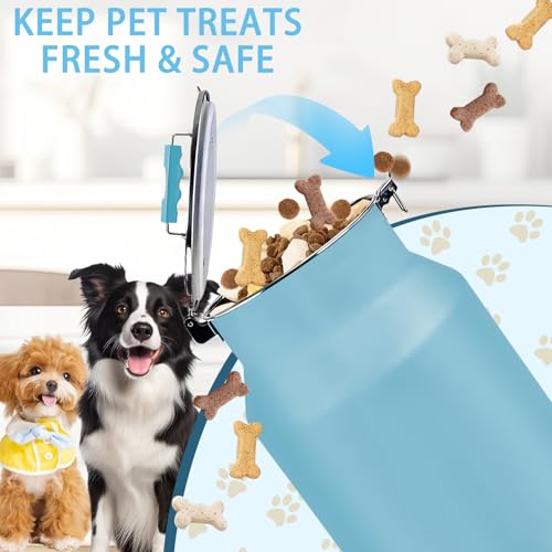 Dog-Cat Food Storage Container 40 lb, Airtight Stainless Steel Bin