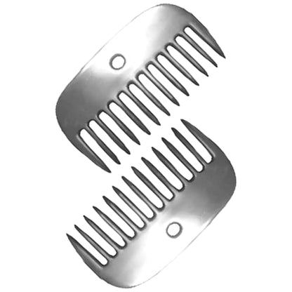 4 Mane & Tail Comb for Horses – Heavy-Duty, Ergonomic Design for Gentle Detangling and Grooming – Ideal for Equine Hair Care and Maintenance - size: Large Gap 4"