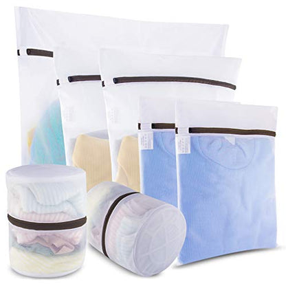 GOGOODA Mesh Laundry Bags for Delicates Durable Protective Wash Bags - size: 1XXL,2L,2M,2 Bra Bags