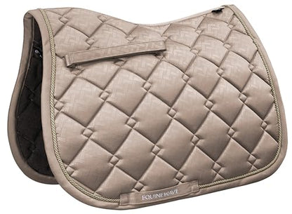 EQUINEWAVE Embossed All Purpose Saddle Pad - color: MOON ROCK