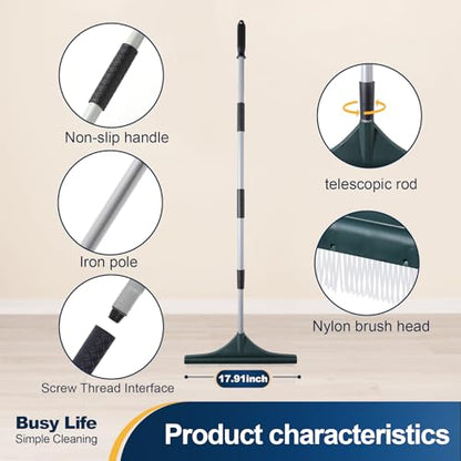 Yocada Artificial Turf Rake Grass Brush Broom Carpet Lawn Leaf Rake 56.69"