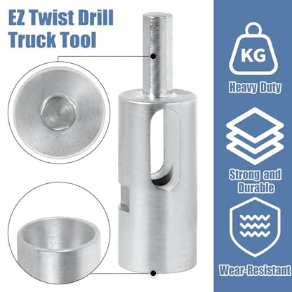EZ Twist Fence Ties Chain Link 11 Gauge Drill Chuck Tool EZ Twist Tie Tool | 11 Gauge Easy Twist Ties for Chain Link Fence Ties,Twist Tie Tool for 11 Gauge Drill Chuck Fit 3/8",EZ Twist Fence Tie Tool - style: 11 Gauge