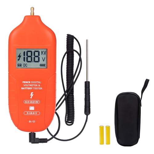 Electronic Fence Voltage Tester and Digital Fault Finder, Maximum 19.9kv