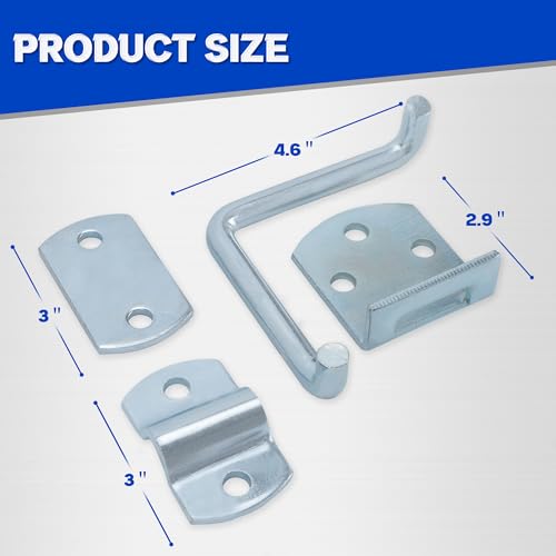 Lonffery Trailer Gate Latch - size: 2 Pack