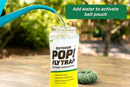 RESCUE! POP! Fly Trap – Large Reusable Fly Trap for Outdoor Use - style: Trap