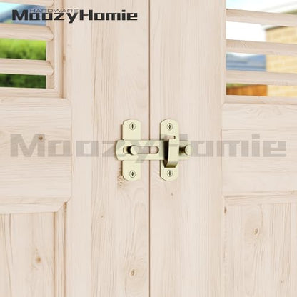 4 Inch Flip Latch Gate Latches, 180 Degree Flip Barn Door Lock Latch, Heavy Duty SUS304 Stainless Steel Flip Sliding Latch, Bolt Buckle Lock for Barn Wood Fence Sliding Doors, Bronze,2 Pack - color: Bronze