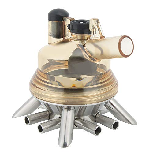 160cc Milking Claw, Stainless Steel Milk Collector Tool with Straight Buckle and Closed Valve, for Sheep and Cattle Milking Machine