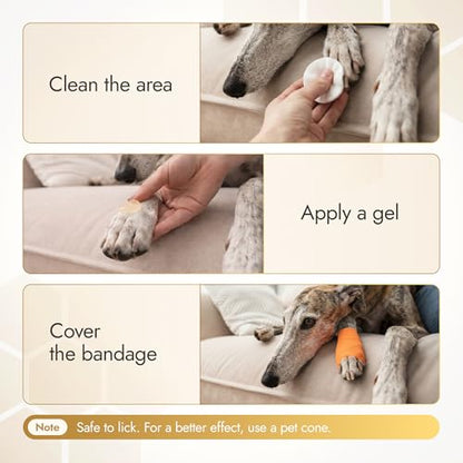 Manuka Honey Wound Gel for Hot Spot Treatment for Dogs and Cats – Helps with Irritations, Cuts, Rashes, Abrasions, and Scrapes – Colloidal Silver for Dogs 2 oz - size: Wound Gel, 2 Fl Oz