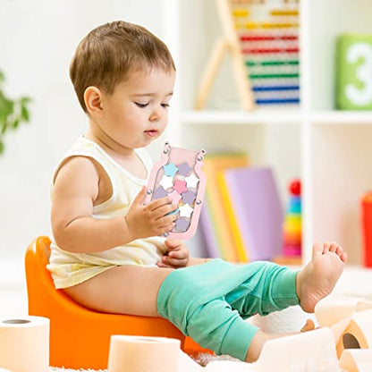 Qunclay Potty Training Jar with Stars for Toddlers,Vivid Style - style: Vivid Style