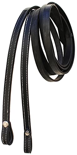 CHALLENGER Horse Western Brown Leather Training Tack Bitless Sidepull Bridle Reins 7711 - color: Black/Pink, size: Full