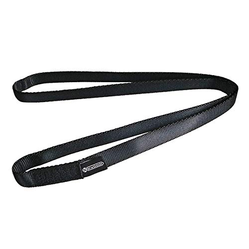NewDoar 16mm Climbing Sling UIAA CE Certified,23KN EN566 Certified,Climbing Utility Cord Rock Climbing,Creating Anchors System,Rappelling Gear,Perfect for Tree Work - color: Black, size: 24"/60cm/1pcs