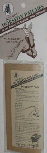 12 Trednot Horsefly Patches/Sticky Horse Fly Traps