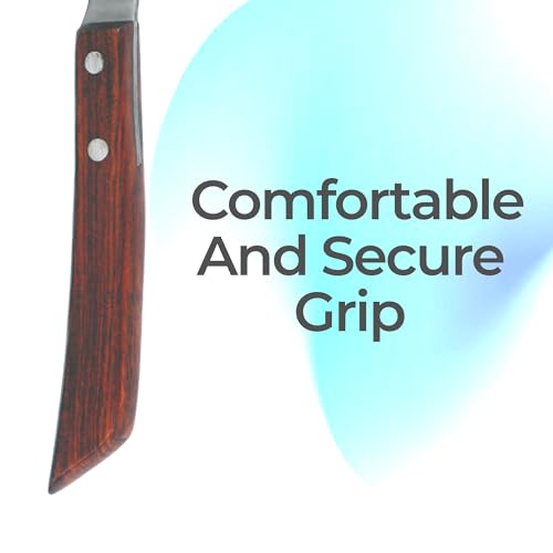 7 Inch Swiss Hoof Knife Double Edged – Stainless Steel Curved Blade Farrier Tool with Round Wooden Grip, Multipurpose Hoof Trimming Knife for Livestock. - style: Long Oval Hoof Knife