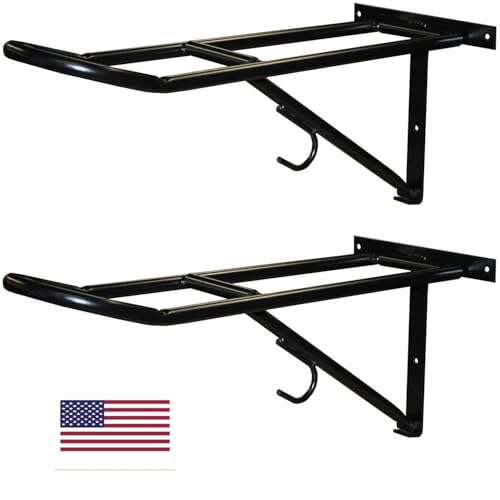 Folding, Collapsible Wall Mount Horse Saddle Rack for Tack Room - Perfect for Hanging, Storing & Organizing All Your Riding Gear.