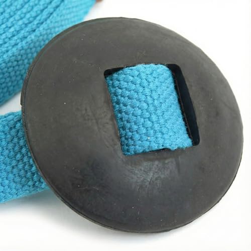 35' Flat Cotton Web Lunge Line with Bolt Snap & Rubber Stop - By Southwestern Equine (35', Turquoise) - color: Turquoise, size: 35'